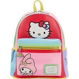 Loungefly Sanrio Hello Kitty and Friends Color Block Mini Backppack